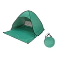 thumbnail image 4 of Tente de Plage, Tente Portable, UPF 50, Protection Solaire de Plage Vert Foncé, 4 of 8