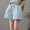 Blue, variant on Bnwani Womens Shorts with Pockets,Women Shorts,Elastic Waist,Pockets,Casual,Solid,White,XL