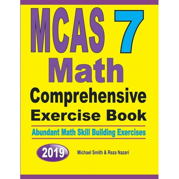 MCAS 7 Math Comprehensive Exercise Book : Abundant Math Skill Building Exercises (Paperback)