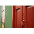 thumbnail image 2 of Bibikow, Walter 14x11 White Modern Wood Framed Museum Art Print Titled - Canary Islands-La Palma Island-San Andres-ornate door knocker, 2 of 4
