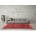 thumbnail image 3 of Ahgly Company Indoor Rectangle Abstract Red Modern Area Rugs, 7' x 9', 3 of 4