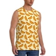 thumbnail image 2 of Fotbe Hot Dog 3 Men's Camiseta sin Mangas Estampada para Hombres, Playera Casual para Gimnasio, Entrenamiento, Playa-Large, 2 of 7