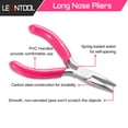 thumbnail image 2 of LEONTOOL Long Nose Pliers for Jewelry Making Mini Chain Nose Pliers 3 inch Jewelry Making Pliers Tools Mini Pliers for Jewelry Making Supplies, 2 of 7