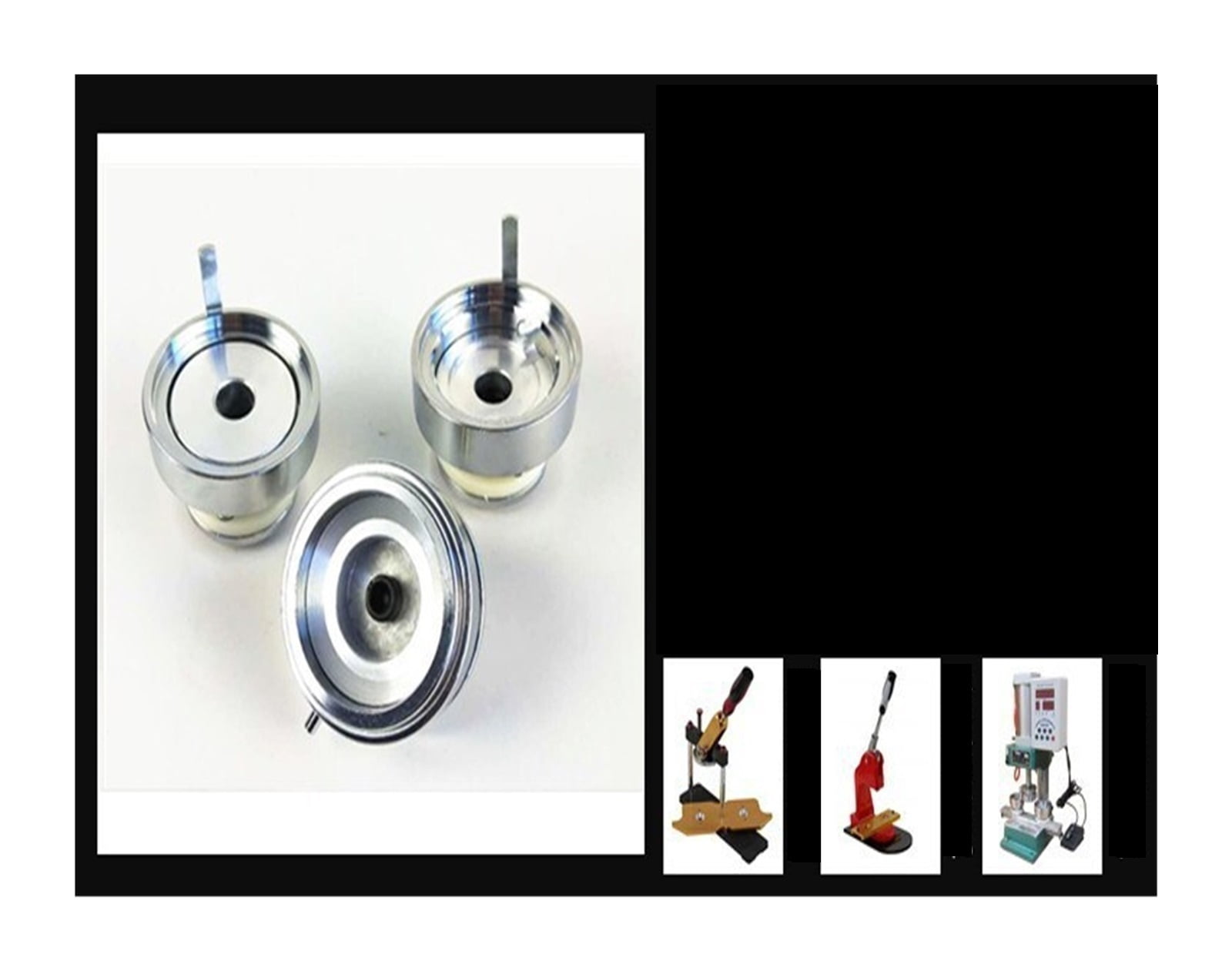 1 Set 25-75mm Badge Making Machine Round Mould Button Maker Badge Machine Press Button Badge Maker ,Easy Pressing