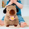 thumbnail image 1 of Animal de peluche Hugo juguete suave decorativo para niños Caqui 38cm, 1 of 10