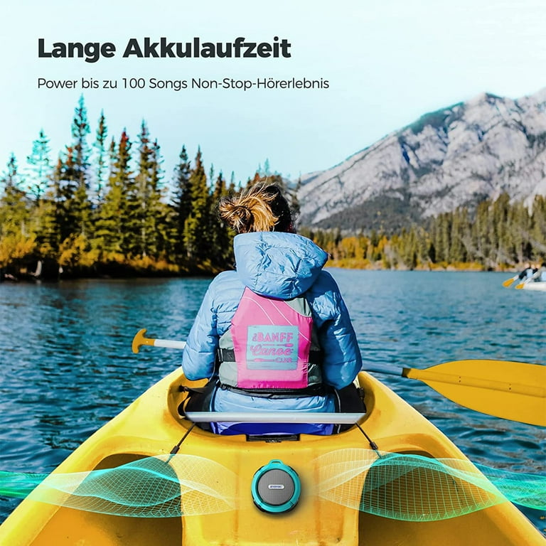 Bluetooth Speaker Waterproof, Shower Speaker Bluetooth Loud Stereo