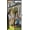 Routine-Black, variant on Screen Door Mesh, Heavy-Duty Door Screen with  Closure, Suitable for Front or Sliding Doors,  and  Friendly, Hands-Free Closure (Grid-Black, 38" x 82")