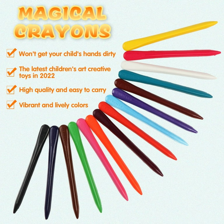 Ekana Peanut Shaped Washable Non-Toxic Crayons for Kids 24pcs 12pcs Safe  and Washable crayon for kids