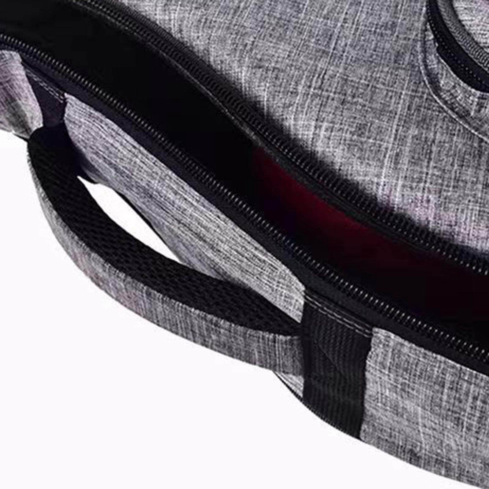 pitrice Sac de Guitare Acoustique avec Poches Sac à Dos Bandoulière Réglable pour Basse Gris