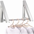 thumbnail image 1 of Clothes Drying Rack Folding Indoor, Folding Drying Racks For Laundry Room Closet Storage Organization, Aluminum, Easy Installation (2 Racks With Rod,, 1 of 1
