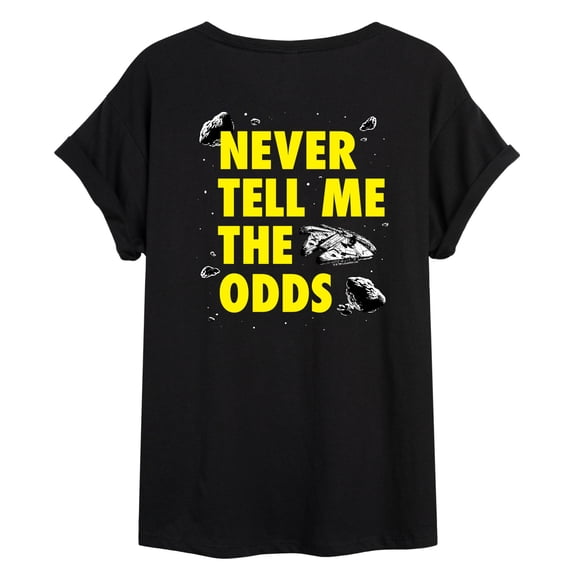 Star Wars - Never Tell Odds - Women's Oversized Tee