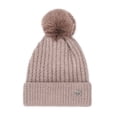 thumbnail image 2 of Herrnalise Women's New Autumn And Winter Cute Wool Ball Warm Woolen Hat, 2 of 5