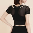 thumbnail image 5 of Ltctricy Workout Crop Tops for Women Seamless Short Sleeve Crew Neck Slim Athletic T Shirts Cropped Yoga Gym Tees, 5 of 6