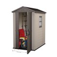 thumbnail image 2 of Keter Factor 4 x 6 Foot Outdoor Garden Tool Storage Shed with Window, Brown, 2 of 12