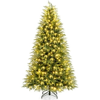 Costway 6 FT Artificial Xmas Tree with 821 PVC Branch Tips 560