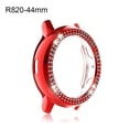 thumbnail image 1 of Boîtier de Montre, Fermeté, Forme Ronde, Cadre Rigide, Pare-Chocs, Protecteur en Strass Scintillants, Chic, Antichoc, Coque Unie, Couvre-Montre R820-44mm Rouge, 1 of 8
