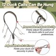 thumbnail image 4 of Duck Call Lanyard - 12 Loops Duck Goose Whistle Carry Hunting Accessories with 10 Removable Loops, Gift for Hunter, 4 of 5