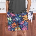 thumbnail image 7 of Relaxed fit printed pajama bottoms, sizes S to XXL Vibrant Cartoon, 7 of 7