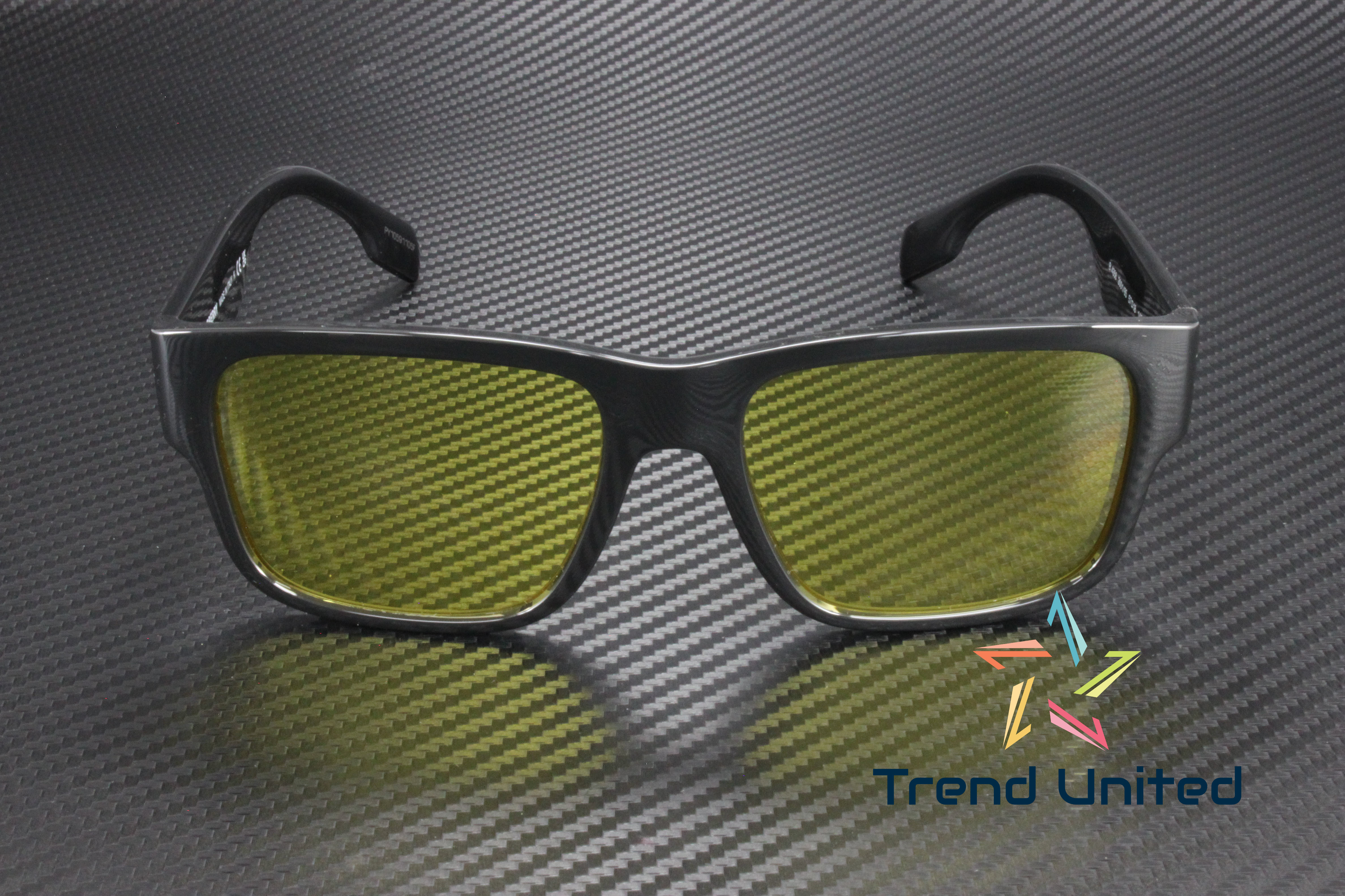 BURBERRY BE4358 300185 Knight Black Yellow 57 mm Men's Sunglasses