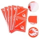 thumbnail image 3 of 100 piezas Etiquetas de envío Pegatinas de transporte Pegatinas adhesivas Etiquetas de advertencia de mercancías peligrosas Etiquetas de papel rojo para envío de materiales peligrosos, 3 of 6