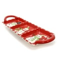 thumbnail image 2 of Tabletop Snowman Relish Tray Ceramic Winter's Frost 1788120, 2 of 3