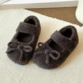 thumbnail image 4 of lnmuld Girls Sneakers Stylish Girls Winter Sneakers with Decorative Bow Warm Lined Casual Non Footwear for Toddler Little and Big Kid Size:3-3.5 Years, 4 of 7