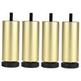thumbnail image 1 of yuksok 4 Pcs Pied de Meuble Réglable en Alliage d'Aluminium pour Table Pieds Surélevés Doré 18cm, 1 of 7