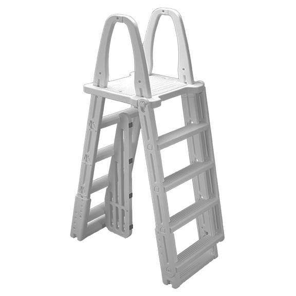 Aqua Select A-Frame Swing Up & Lock Ladder for Above Ground Pools
