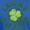 thumbnail image 3 of CafePress - Lucky Charm [Shamrock] Men's Fitted T Shirt (Dark) - Men's Fitted T-Shirt, 3 of 4