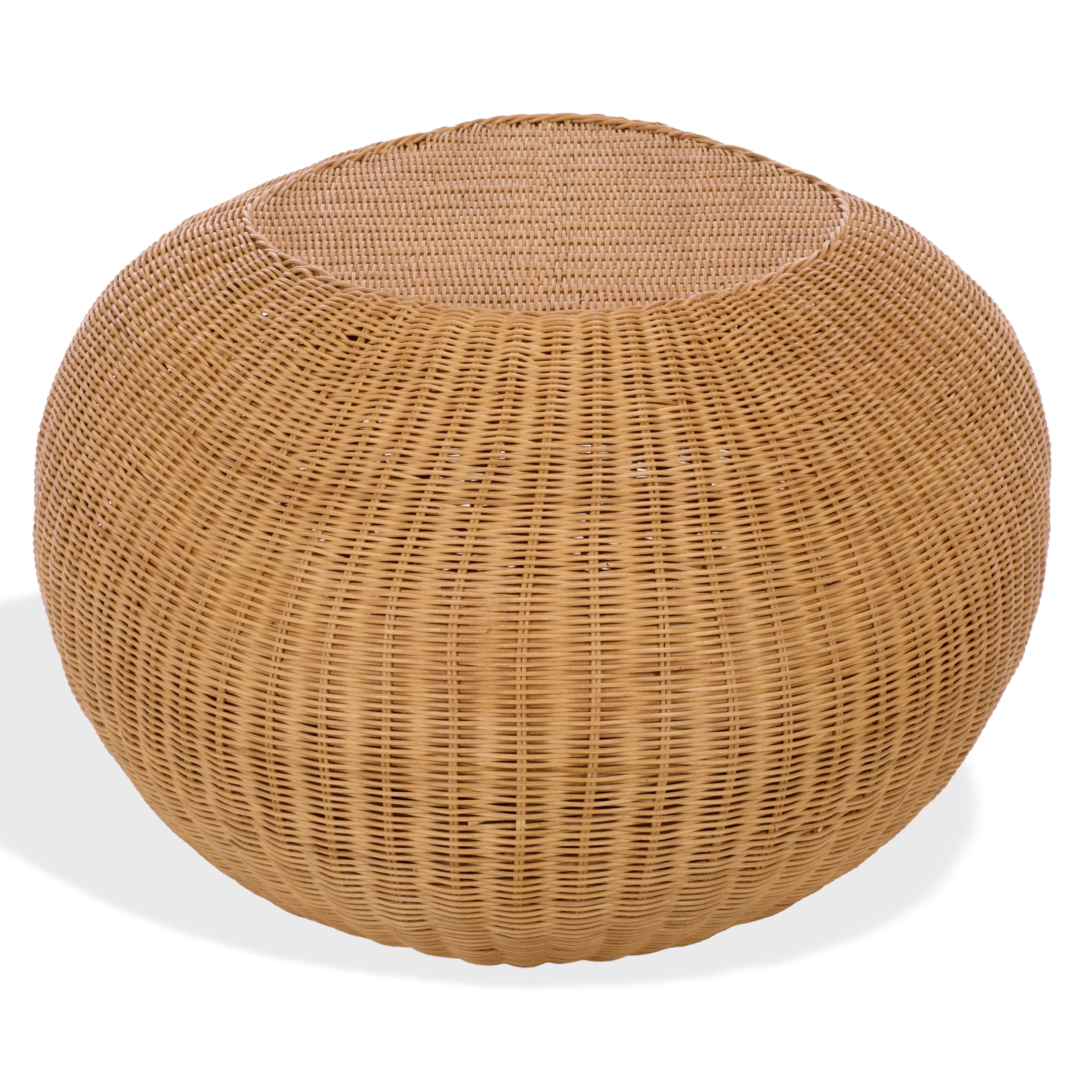 Safavieh Couture O'Reilly Rattan Oval Coffee Table, Natural