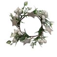 thumbnail image 1 of Vela Guirnalda Anillo Corona de Puerta de Navidad Decoración de Navidad Puerta Delantera Corona de Navidad para Ventana de Navidad Decoración Del Estilo C, 1 of 9