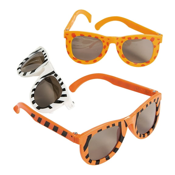 Animal Print Sunglasses - Party Favors - 12 Pieces