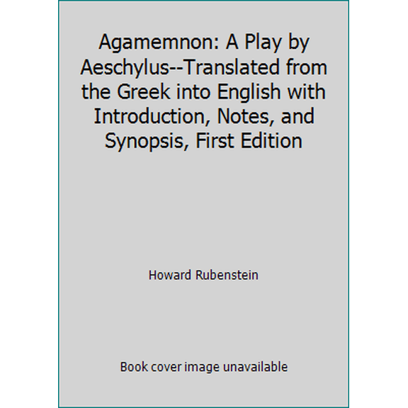 Pre-Owned Agamemnon (Paperback) 1502375494 9781502375490