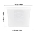 thumbnail image 3 of Bolsas reutilizables de silicona para almacenar alimentos, juego de 4 bolsas herméticas para congelar con marcas de medición, a prueba de fugas, ideales para preparar comidas en la cocina. Aptas para, 3 of 6