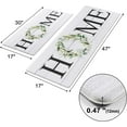 thumbnail image 2 of Farmhouse Anti Fatigue Kitchen Mats for Floor 2 Piece Set Cushioned Kitchen Rugs and Mats Non Skid Waterproof Comfort Heavy Duty Kitchen Standing Mat for Bedroom Laundry Room, 2 of 6