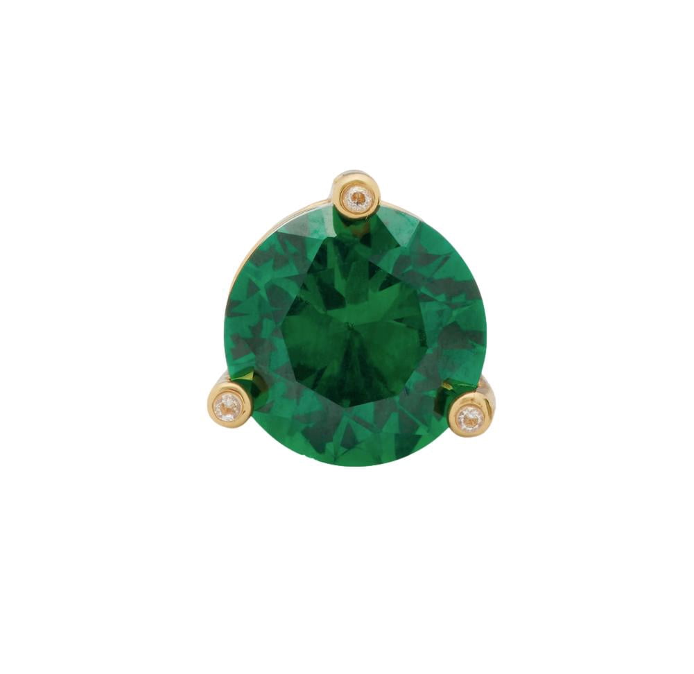 Kate Spade New York Gumdrop Stud Earrings Emerald for Women