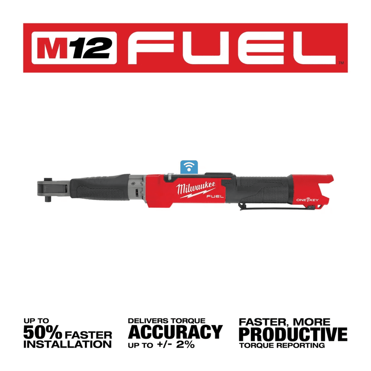 Milwaukee 2465-20 M12 FUEL 3/8" Digital Torque Wrench with ONE-KEY