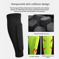 thumbnail image 4 of Men's Protective Shin Guards for Football & Soccer, Compression Leg Sleeves with Padded Knee Protection for Basketball, Training, Running, Polyester Spandex, M-XL Sizes, Breathable & Anti-Sweat, 4 of 8
