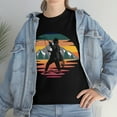 thumbnail image 3 of Fly Fishing In Front of a Mountain Sunset T-Shirt, 3 of 4