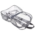 thumbnail image 2 of Mochila transparente resistente Mochila escolar decorativa Mochilas transparentes de PVC Mochila transparente para niñas, niños, mujeres y hombres (gris), 2 of 5