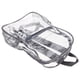 thumbnail image 2 of Mochila transparente resistente Mochila escolar decorativa Mochilas transparentes de PVC Mochila transparente para niñas, niños, mujeres y hombres (gris), 2 of 5