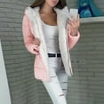thumbnail image 2 of LYXSSBYX Women Long Sleeve Shacket Jacket Hot Sale Clearance Fashion Women Winter Thicken Coats Long Sleeve Warm Jacket Outerwear Zipper Coat, 2 of 4