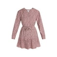 thumbnail image 5 of Time and Tru Women's Mini Shirtdress with Long Sleeves, Sizes XS-XXXL, 5 of 5