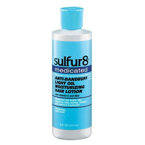 Sulfur 8 Aqua Blue Medicated Dandruff Shampoo 7.5 Oz 