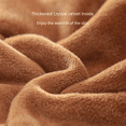 thumbnail image 2 of Guantes de invierno para hombre y mujer, de gamuza, forrados con vellón, cálidos, para ciclismo, otoño e invierno, bonitos guantes de cuero con pantalla táctil, impermeables, con dedos abiertos, 2 of 5