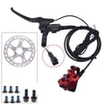 thumbnail image 1 of Hydraulic Disc Brake RMotor Front Rear Disk Dual Callipers Lever for E-Bike rear brake set, 1 of 9