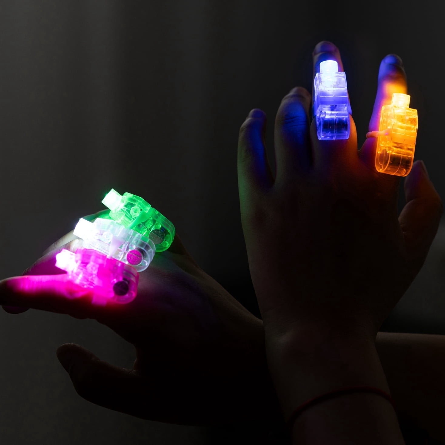 Light-Up Finger Lights Party Favors, Multicolor, 5 Count, Halloween by Way To Celebrate