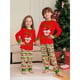 thumbnail image 2 of Conjunto de pijamas a juego para la familia de Navidad 2025, pijamas a juego para padre, madre, hija, hijo y niña, 2 of 5
