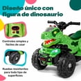 thumbnail image 2 of Montable Moto Eléctrica Infantil Dinosaurio Luz Led Y Sonidos, 2 of 7