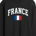 thumbnail image 3 of Instant Message - France Flag - Men's Long Sleeve T-Shirt, 3 of 6